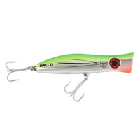 Halco Roosta Popper Hard Bait Topwater Lures | 16 Cm | 75 Gm | Floating - fishermanshub16 CmLIQUID LIME