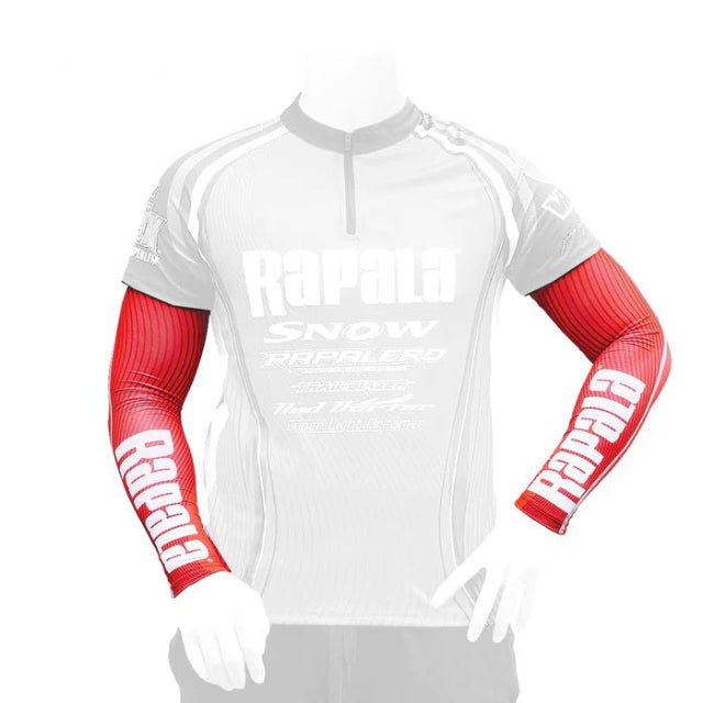 Rapala Arm Socks | Size: XL, XXL | Black | Red - fishermanshubXLRed