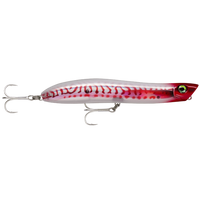 Rapala Max Rap Walk 'N Roll Top Water Hardbait Lures | Popper | 13 Cm | 29 Gm - fishermanshub13 CmHD Red Head UV