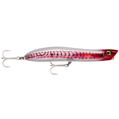 Rapala Max Rap Walk 'N Roll Top Water Hardbait Lures | Popper | 13 Cm | 29 Gm - fishermanshub13 CmHD Red Head UV