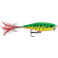 Rapala Skitter Pop Topwater Hard Lure | Popper | 9 Cm | 14 Gm | - fishermanshub9 CmFire Tiger