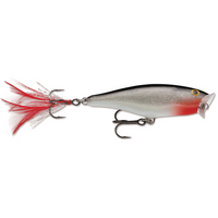 Rapala Skitter Pop Topwater Hard Lure | Popper | 9 Cm | 14 Gm | - fishermanshub9 CmSilver