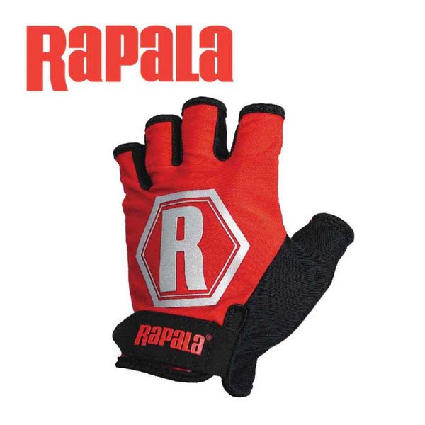 Rapala Tactical Casting Fishing Gloves | Model : RTCG - fishermanshubRedM/L