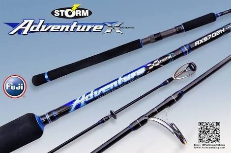 Storm Adventure Xtreme Fishing Rod | 7 Ft , 8 Ft , 9 Ft , 10 Ft - fishermanshub7Ft/2.13Mt