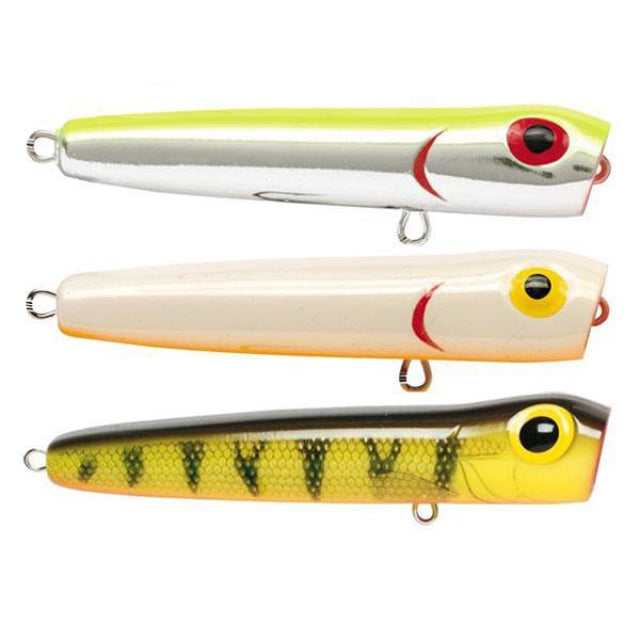 Storm Chug Bug Hardbait Topwater Lure Series Poppers | 11 Cm | 26.5 Gm | Floating - fishermanshub11 CmGREEN MULLET