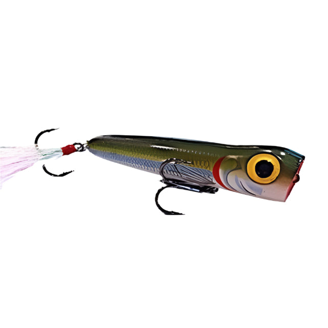 Storm Chug Bug Hardbait Topwater Lure Series Poppers | 11 Cm | 26.5 Gm | Floating - fishermanshub11 CmGREEN MULLET