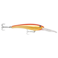 Storm Deep Thunder Hard Bait | 11 Cm / 28 Gm | 15 Cm / 60 Gm | Floating | Trolling Lures - fishermanshub15 CmGOLD FLUORESCENT RED