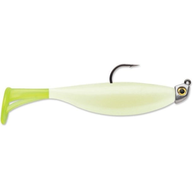 Storm 360GT Coastal Largo Shad Soft Plastic Lure | 4 Inch | 6 Pcs Per Pack - fishermanshub4 InchGLOW CHARTREUSE TAIL