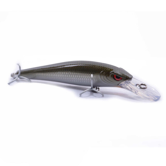 Storm Thunder Barra Hard Bait Lure | 11 Cm | 21 Gm | Floating - fishermanshub11 CmSHINY OLIVE
