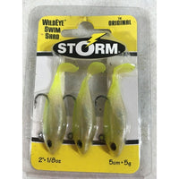 Storm Wildeye Swim Shad Softbait Weighted Lures | 11 Cm / 25 Gm | 13 Cm / 43 Gm| 3 Pcs Per Pack - fishermanshub13 CmPEARL DEMON