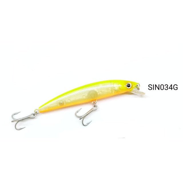 Strike Pro Mustang Minnow Hard Bait Lures | 12 Cm | 24 Gm | Suspending - fishermanshub120 MMSIN034G