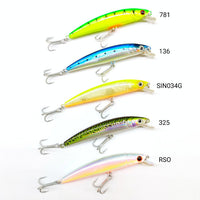 Strike Pro Mustang Minnow Hard Bait Lures | 12 Cm | 24 Gm | Suspending - fishermanshub120 MMRSO