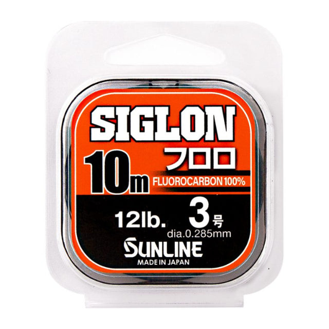 Sunline Siglon 100% Fluorocarbon Leader | 10 Mt / 11 Yd - fishermanshub0.43MM | 15Kg (30Lb)