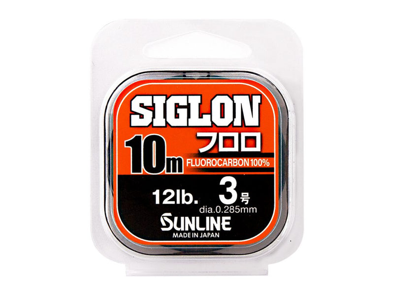 Sunline Siglon 100% Fluorocarbon Leader | 10 Mt / 11 Yd - fishermanshub0.43MM | 15Kg (30Lb)
