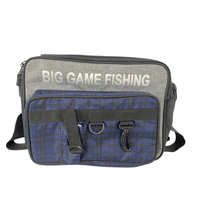 Scaless Big Game Outdoors Fishing and Camping Bag - fishermanshubBlue