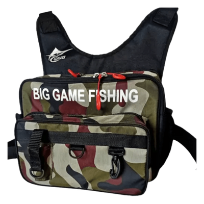 Scaless Big Game Outdoors Fishing and Camping Bag - fishermanshubCamouflage