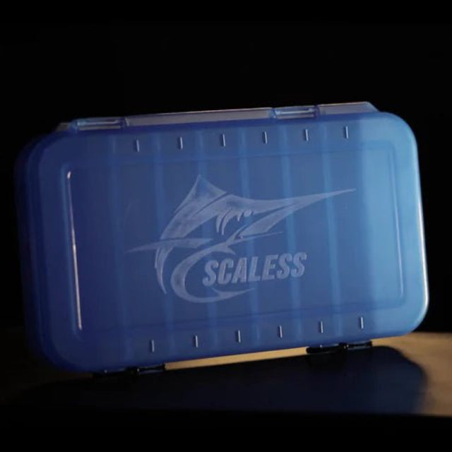 Scaless Fishing Lure Box | Tackle Box | 16 Lure Compartment + 6 Hook Boxes - fishermanshubBlue