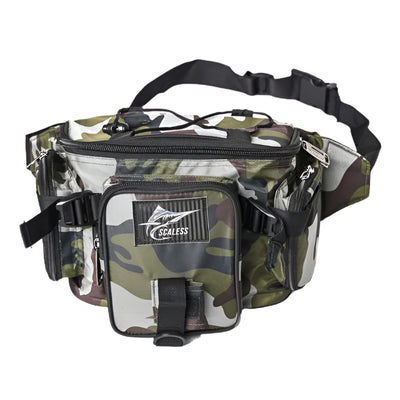 Scaless Nano Fishing Waist Pouch for Anglers | Camping | Biking | Trekking | Outdoors Adventure Pouch - fishermanshubCamouflage