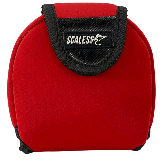 Scaless Wrap Around Baitcasting Reel Pouch | Fishing Reel Cover - fishermanshubSmallRed