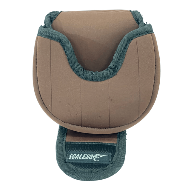 Scaless Wrap Around Baitcasting Reel Pouch | Fishing Reel Cover - fishermanshubLargeBlack