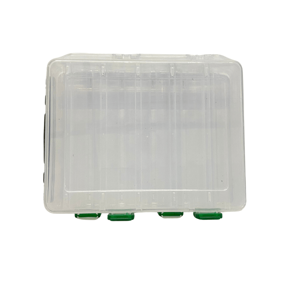 Searock Fishing Tackle Box | Clear | 10 Compartment | 14 Compartment | - Fishermanshub10 Compartment