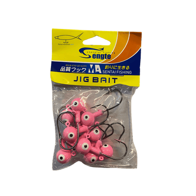 Sengtai Coloured Jig Head For Fishing - Fishermanshub5GmBaby Pink