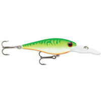 Storm Smash Shad Deep Diving Hard Lure | 7 Cm | 11 Gm | Floating - fishermanshub7 CmGREEN FIRE UV