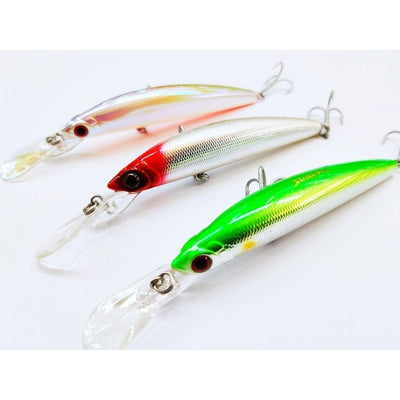 Strike Pro Magic Minnow Hardbait Lures | 10 Cm | 13.5 Gm | Floating - fishermanshub10 Cm022PE Red Head