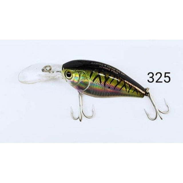 Strike Pro Cranky-X Deep Suspending Lures | 6 Cm | 16 Gm | Suspending - fishermanshub6 Cm325