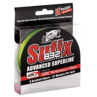 Sufix 832 Advanced Superline Braid | 275 Mt / 300 Yd | Ghost | Low Vis Green - fishermanshub0.23MM | 9.1Kg (20Lb)Ghost