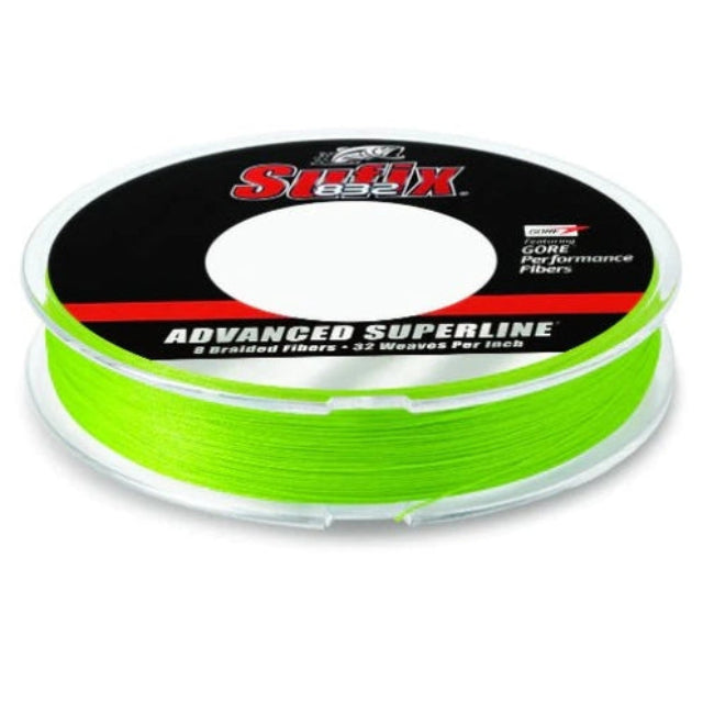 sufix 832 advanced superline low-vis green braided fishing line Sufix 832 Advanced Superline Braid (USA Rating) | 275Mt / 300Yd