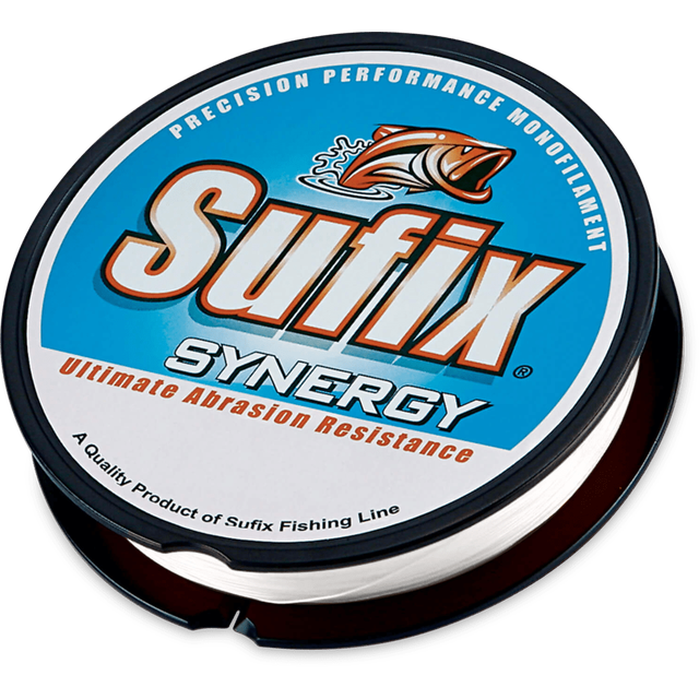 Sufix Synergy Monofilament Line | 100Mt | Clear | 10 Connected Spool | - Fishermanshub0.25MM | 4.2Kg (9Lb)Single