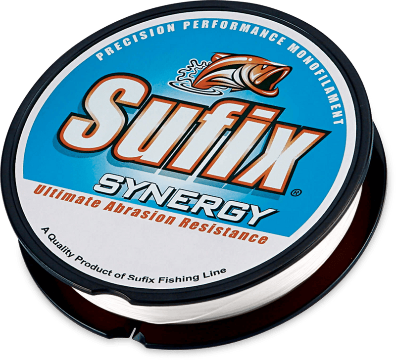 Sufix Synergy Monofilament Line | 100Mt | Clear | 10 Connected Spool | - Fishermanshub0.25MM | 4.2Kg (9Lb)Single
