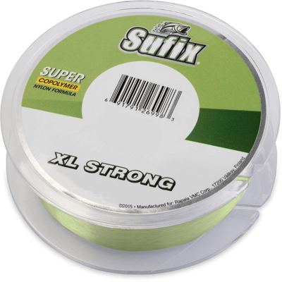 Sufix XL Strong Nylon Monofilament Line | 100 Mt | Smoke Green - fishermanshub0.23MM | 4.4Kg (9.7Lb)