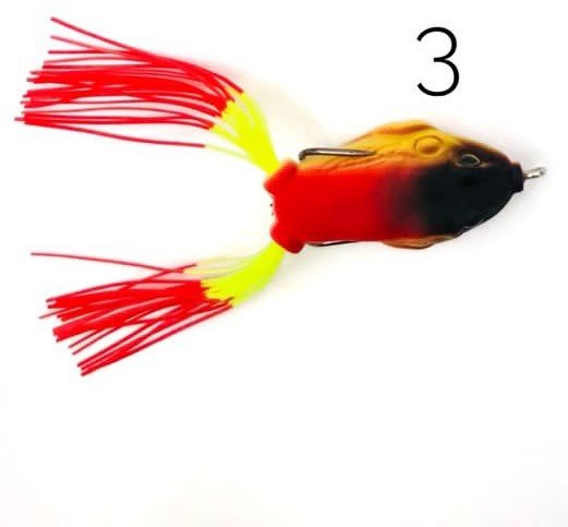 Terry Dap Frog Topwater Lure With Spinner | 4 Cm , 6 Gm | 5.5 Cm , 14 Gm | - fishermanshub5.5 Cm#3
