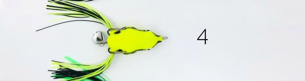 Terry Garo Frog Topwater Lure With Spinner | 5 Cm | 11 Gm - fishermanshub5 Cm#4