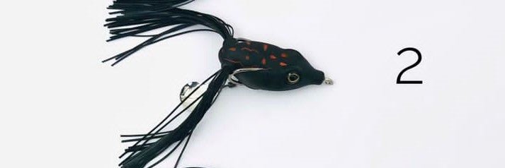 Terry Mini Frog Topwater Lure With Spinner | 4 Cm | 6 Gm | - fishermanshub4 Cm#2