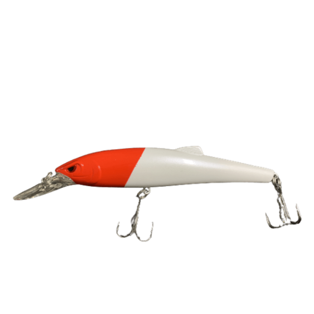 Uzzo Mako Hardbait Lures | 13 Cm | 25.5 Gm | Floating - fishermanshubRED HEAD