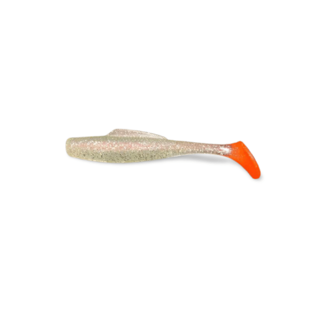 UZZO Twisterz Soft Shad Baits | 10 Cm | 5 Pcs Per Pack - fishermanshub10 Cm- Golden_Tangerine
