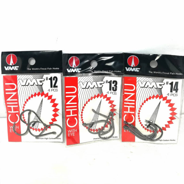VMC Chinu Hook With Eye | Single Hook
