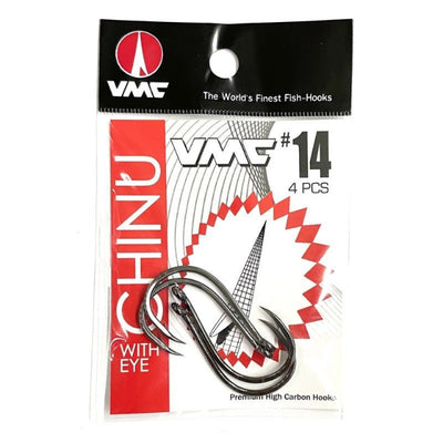 VMC Chinu Hook With Eye | Single Hook | - fishermanshub14