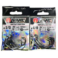 VMC Heavy Duty Leaded Texan Single Hooks | Weedless Jigheads | 7317LD | Qtt: 4 - 5 Per Pack - fishermanshub3/0
