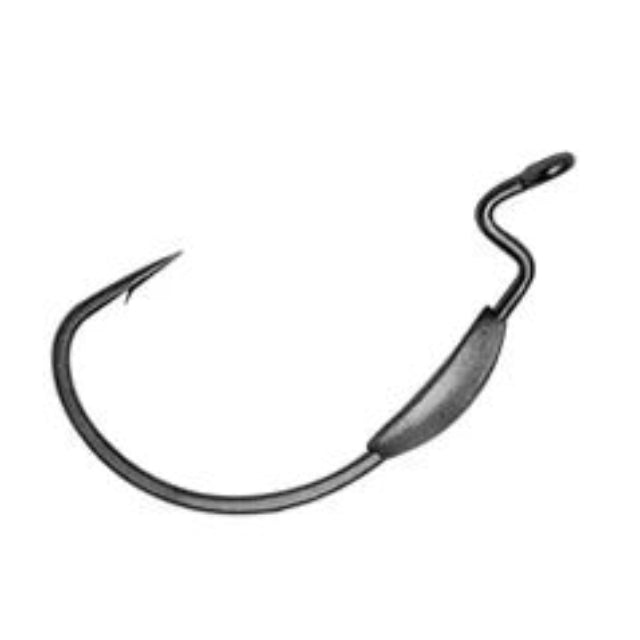 VMC Heavy Duty Leaded Texan Single Hooks | Weedless Jigheads | 7317LD | Qtt: 4 - 5 Per Pack - fishermanshub3/0