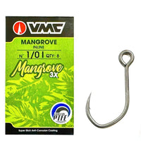 VMC Mangrove 3X Inline Single Hooks 7234CT | Qtt : 8-12 Per Pack - fishermanshub1
