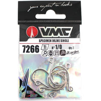 VMC Specimen Inline Single Hooks 7266 - fishermanshub1/0