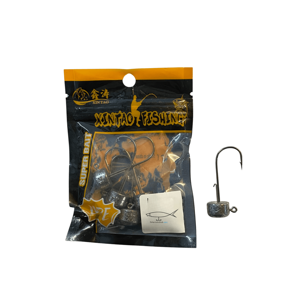 Xintao Fishing Bullet Shape Jig Head With Bait Holder - Fishermanshub3Cm3.5Gm
