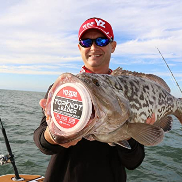 YO ZURO TOP KNOT FLUORO LEADER ACTION PIC 1