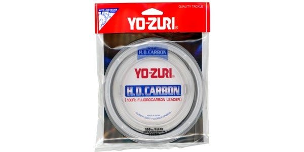 Yo-Zuri H.D. Carbon Fluorocarbon Leaders | 27.4 Mt / 30 Yd | Clear - fishermanshub0.48MM | 13.6Kg (30Lb)Clear