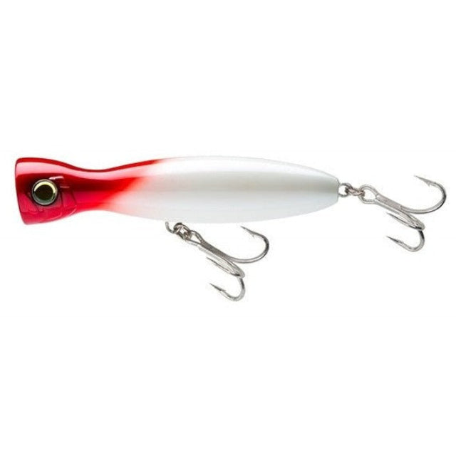 Yo-Zuri Mag Popper Hard Lure | 13 Cm | 50 Gm | Floating | Popper - fishermanshubPEARL RED HEAD