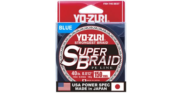 Yo-Zuri Super Braid Braided Fishing Line | 137 Mt / 150 Yd | Dark Green - fishermanshub0.28MM | 13.6Kg (30Lb)Dark Green